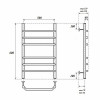 Полотенцесушитель водяной Point PN07156 П6 500x600 хром
