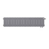 Биметаллический радиатор Royal Thermo PianoForte 200 Silver Satin VDR/16 секций с нижним подключением
