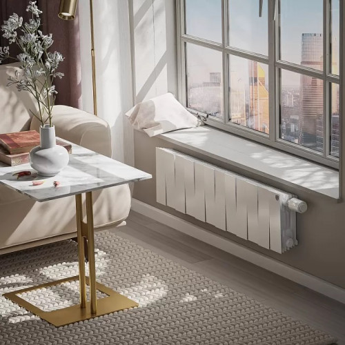 Биметаллический радиатор Royal Thermo PianoForte 200 Bianco Traffico VDR/12 секций с нижним подключением