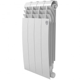 Биметаллический радиатор Royal Thermo Biliner 350 Bianco Traffico VR 4 секции, с нижним правым подключением