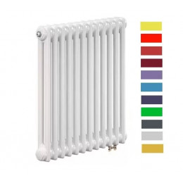 Трубчатый радиатор Zehnder Charleston Completto 2056/12 секций, нижнее подключение V001, 1/2", RAL 9016 (белый)