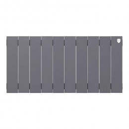 Биметаллический радиатор Royal Thermo PianoForte 300 Silver Satin 10 секций