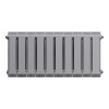 Биметаллический радиатор Royal Thermo PianoForte 300 Silver Satin 10 секций