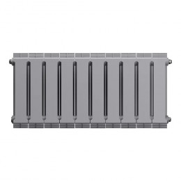 Биметаллический радиатор Royal Thermo PianoForte 300 Silver Satin 10 секций