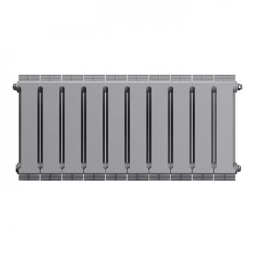 Биметаллический радиатор Royal Thermo PianoForte 300 Silver Satin 10 секций