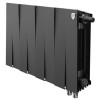 Биметаллический радиатор Royal Thermo PianoForte 300 Noir Sable VDR/8 секций с нижним подключением