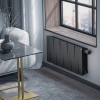 Биметаллический радиатор Royal Thermo PianoForte 300 Noir Sable VDR/8 секций с нижним подключением