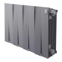 Биметаллический радиатор Royal Thermo PianoForte 300 Silver Satin 8 секций