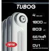 Трубчатый радиатор Rifar Tubog Ventil 2180/4 секции белый с нижним подключением (DV1)