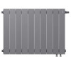 Биметаллический радиатор Royal Thermo PianoForte 500 Silver Satin VDR/10 секций