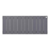 Биметаллический радиатор Royal Thermo PianoForte 300 Silver Satin 12 секций