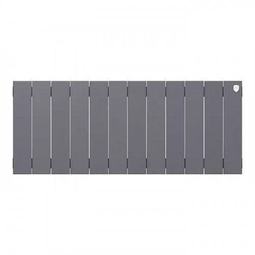 Биметаллический радиатор Royal Thermo PianoForte 300 Silver Satin 12 секций