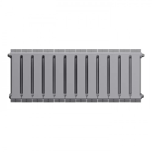 Биметаллический радиатор Royal Thermo PianoForte 300 Silver Satin 12 секций