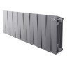 Биметаллический радиатор Royal Thermo PianoForte 300 Silver Satin 16 секций