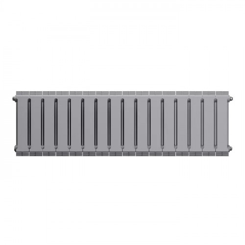 Биметаллический радиатор Royal Thermo PianoForte 300 Silver Satin 16 секций