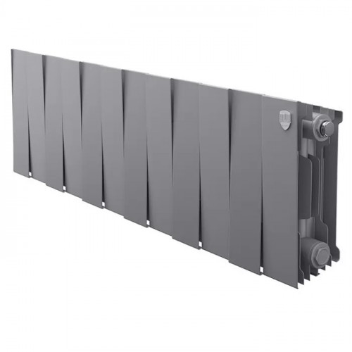 Биметаллический радиатор Royal Thermo PianoForte 200 Silver Satin 12 секций