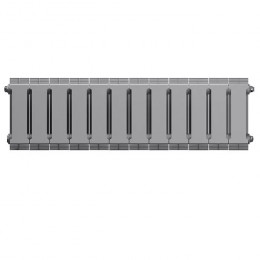 Биметаллический радиатор Royal Thermo PianoForte 200 Silver Satin 12 секций