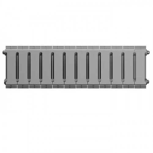 Биметаллический радиатор Royal Thermo PianoForte 200 Silver Satin 12 секций