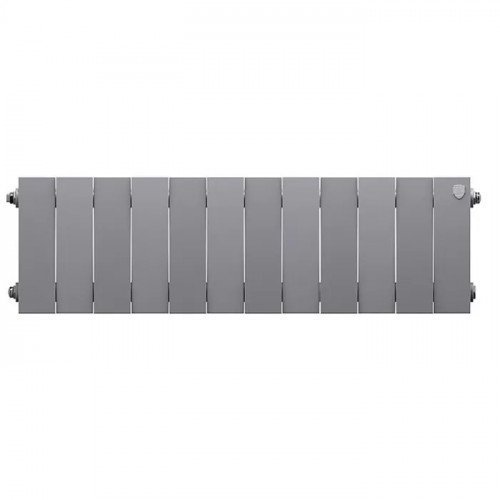 Биметаллический радиатор Royal Thermo PianoForte 200 Silver Satin 12 секций