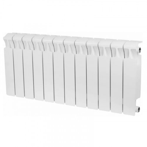 Биметаллический радиатор Rifar Monolit 300, 12 секций, боковое подключение