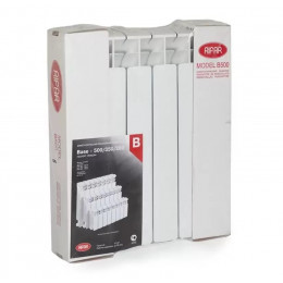 Биметаллический радиатор Rifar Base 500, 20 секций, боковое подключение