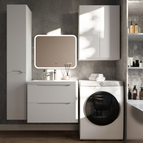 Тумба с раковиной Style Line Марелла СС-00002407/СС-00002368 70 белый матовый