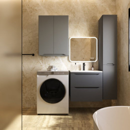 Тумба с раковиной Style Line Марелла СС-00002406/СС-00002367 60 серый