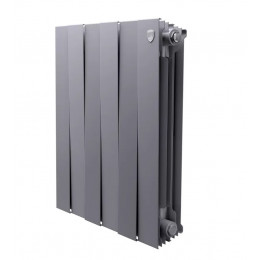 Радиатор биметаллический Royal Thermo PianoForte Satin Silver 500 6 секций