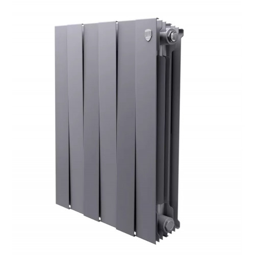 Радиатор биметаллический Royal Thermo PianoForte Satin Silver 500 6 секций