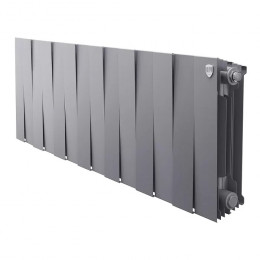 Биметаллический радиатор Royal Thermo PianoForte 300 Silver Satin 14 секций