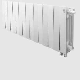 Биметаллический радиатор Royal Thermo PianoForte 300 Bianco Traffico VDR/16 секций с нижним подключением