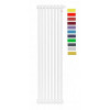 Трубчатый радиатор Zehnder Charleston 2180/4 секции, боковое подключение №1270, 3/4", RAL 9016 (белый)