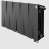 Биметаллический радиатор Royal Thermo PianoForte 300 Noir Sable VDR/10 секций с нижним подключением
