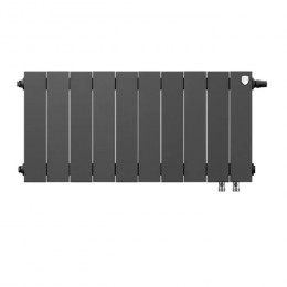 Биметаллический радиатор Royal Thermo PianoForte 300 Noir Sable VDR/10 секций с нижним подключением