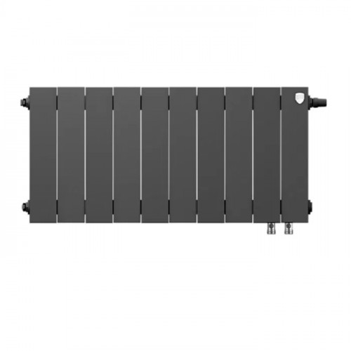 Биметаллический радиатор Royal Thermo PianoForte 300 Noir Sable VDR/10 секций с нижним подключением