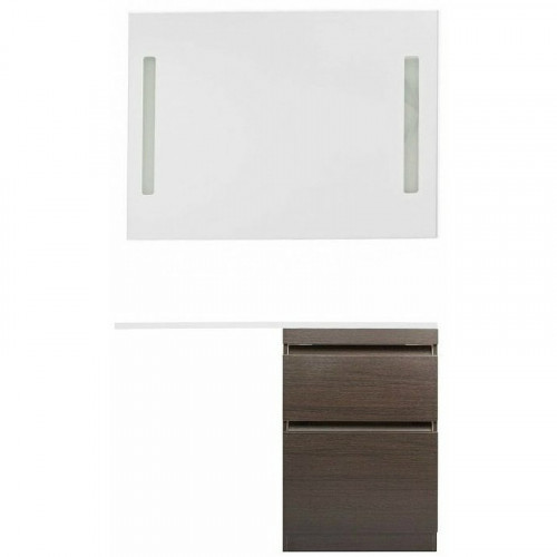 Тумба с раковиной Style Line Даллас Люкс Plus СС-00000424/СС-00002388 120 R венге