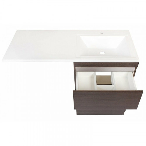 Тумба с раковиной Style Line Даллас Люкс Plus СС-00000424/СС-00002388 120 R венге