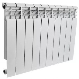 Алюминиевый радиатор Rommer Profi 500/10 секций, с боковым подключением