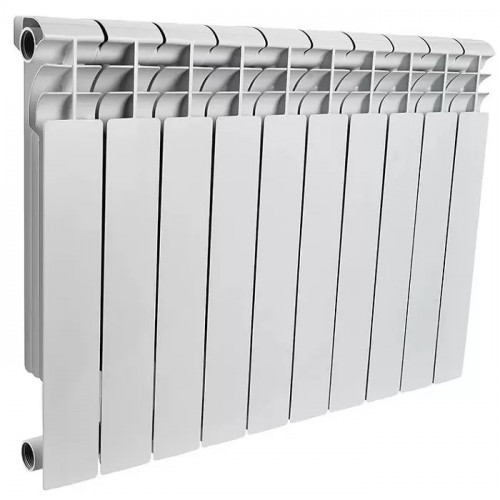 Алюминиевый радиатор Rommer Profi 500/10 секций, с боковым подключением