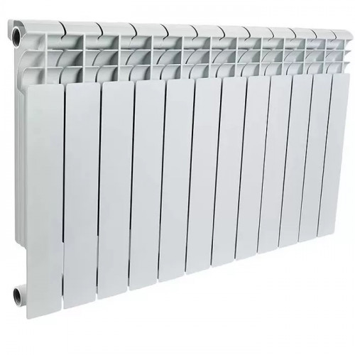 Алюминиевый радиатор Rommer Profi 500/12 секций, с боковым подключением