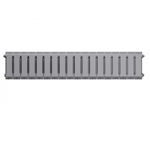 Биметаллический радиатор Royal Thermo PianoForte 200 Silver Satin 18 секций