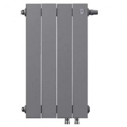 Биметаллический радиатор Royal Thermo PianoForte 500 Silver Satin VDR/4 секции