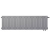 Биметаллический радиатор Royal Thermo PianoForte 300 Silver Satin VDR/16 секций с нижним подключением