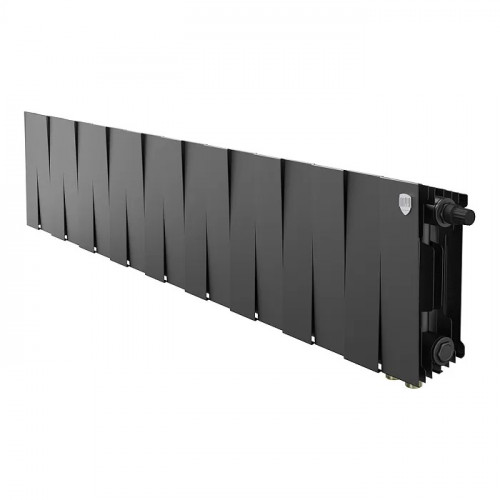 Биметаллический радиатор Royal Thermo PianoForte 200 Noir Sable VDR/18 секций с нижним подключением
