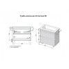 Тумба с раковиной Style Line El Fante Атлантика СС-00002212/СС-00002204 90 белый