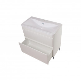 Тумба с раковиной Style Line El Fante Атлантика СС-00002212/СС-00002204 90 белый