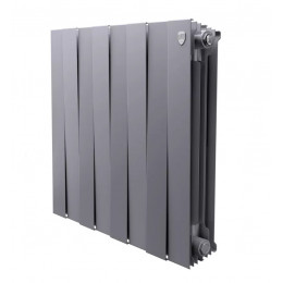 Радиатор биметаллический Royal Thermo PianoForte Satin Silver 500 8 секций