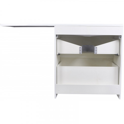 Тумба под раковину Style Line Даллас Люкс Plus 140 L СС-00002385 Белая