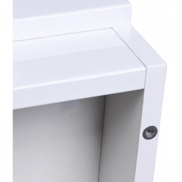 Тумба под раковину Style Line Даллас Люкс Plus 140 L СС-00002385 Белая