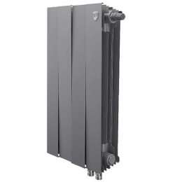 Биметаллический радиатор Royal Thermo PianoForte 500 Silver Satin VDR/6 секций